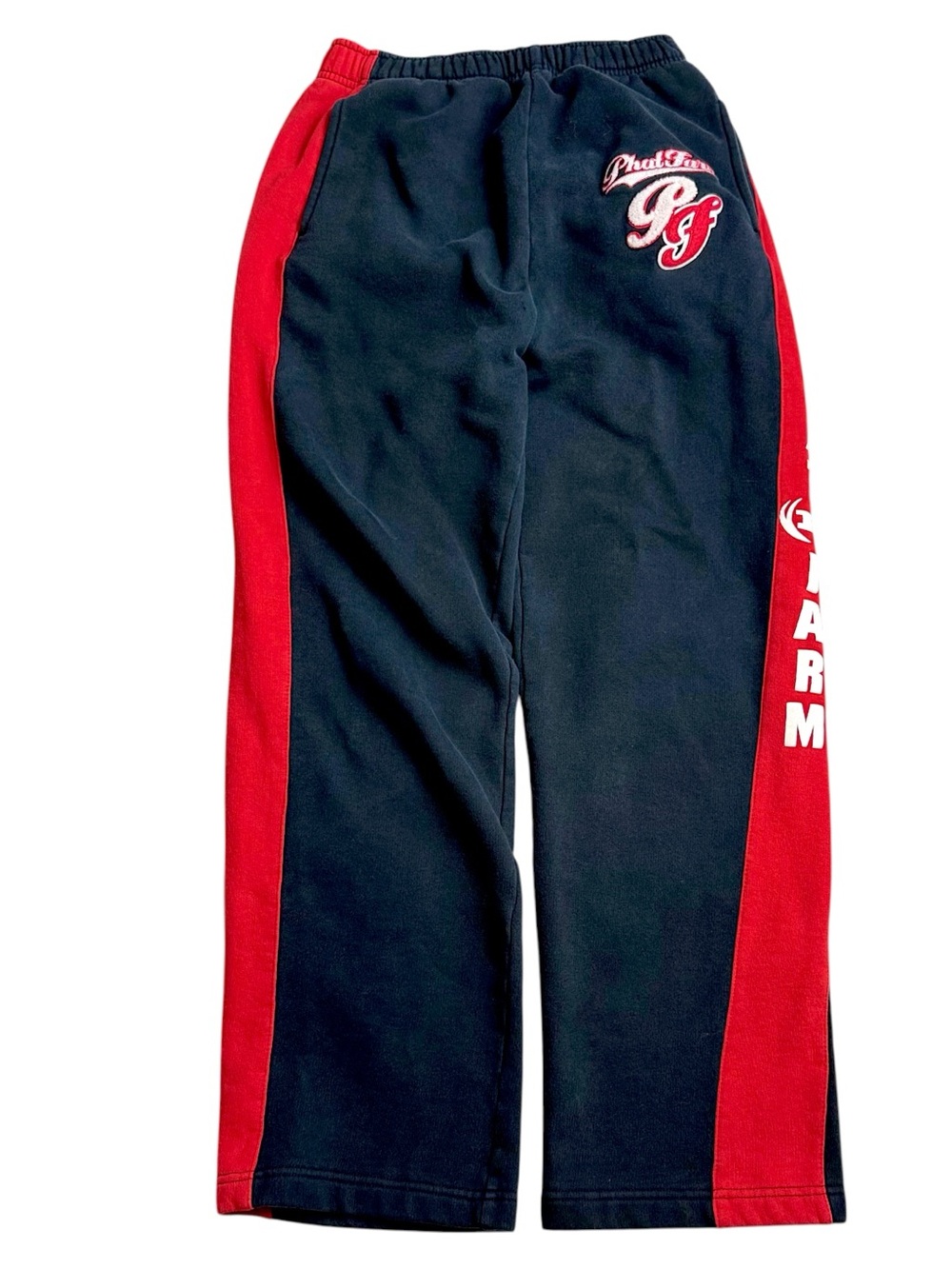 Phat Farm Tracksuit Set Youth L 14 16 Red Black Full Zip Jacket Pants Y2K - Picture 9 of 13